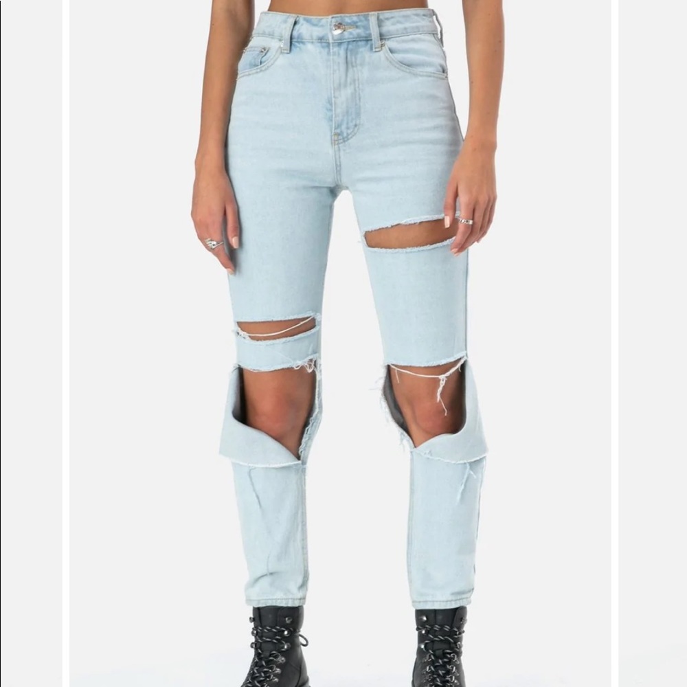 NWT Adika Davis Straight Jeans - Picture 2 of 5
